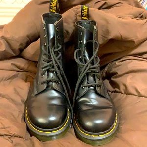 Lightly used doc marten combat boots